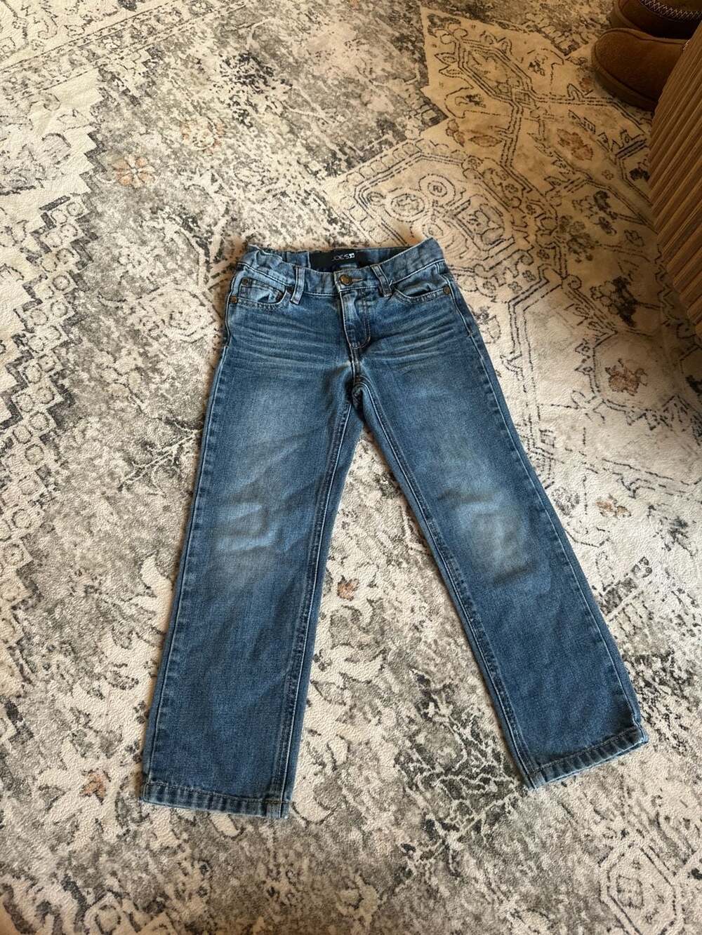 Joe's Jeans Boys Size 5 Blue Denim Straight Leg Adjustable Waist Jeans